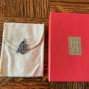 James Avery sterling silver charm, Live Love Laugh